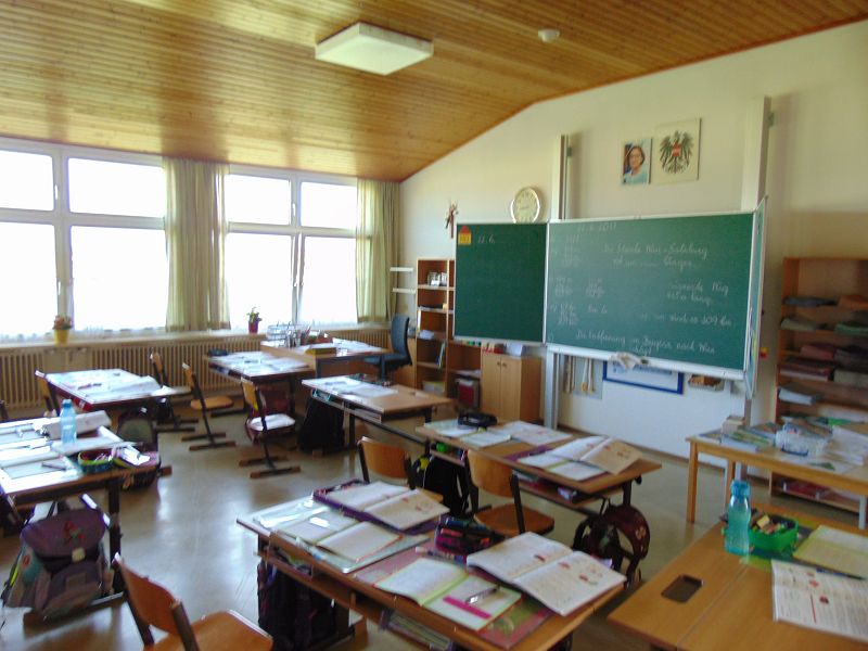 UA-Übung in der Volksschule Dietmanns
