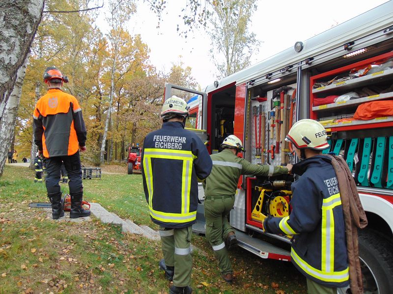 KHD-Übung in der Blockheide-Gmünd