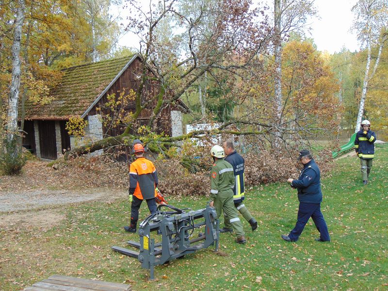 KHD-Übung in der Blockheide-Gmünd