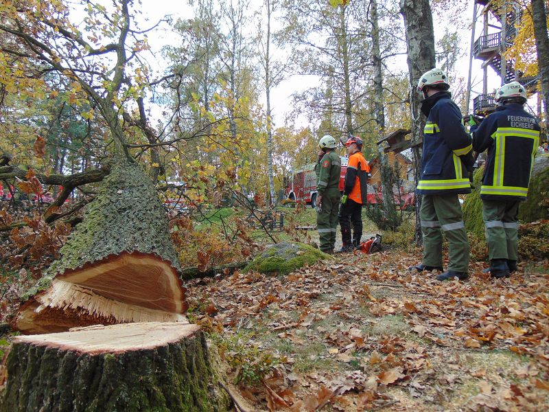 KHD-Übung in der Blockheide-Gmünd