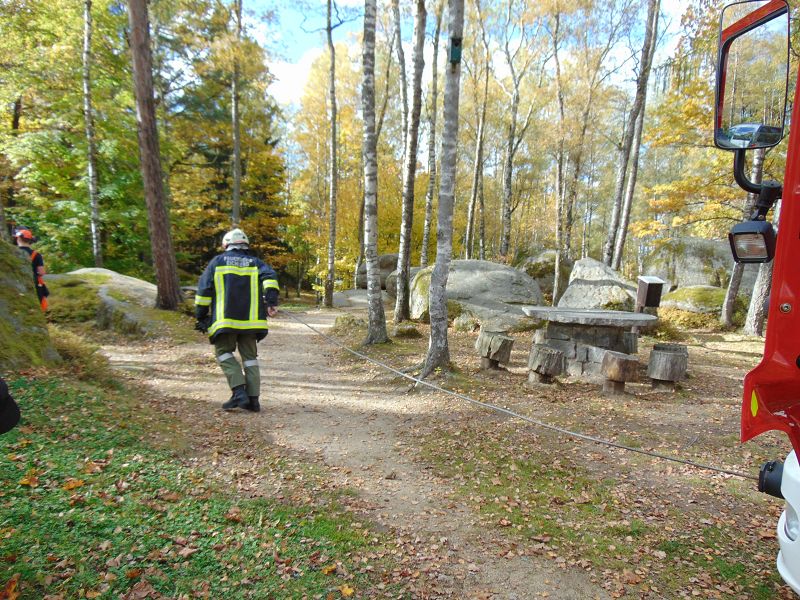 KHD-Übung in der Blockheide-Gmünd