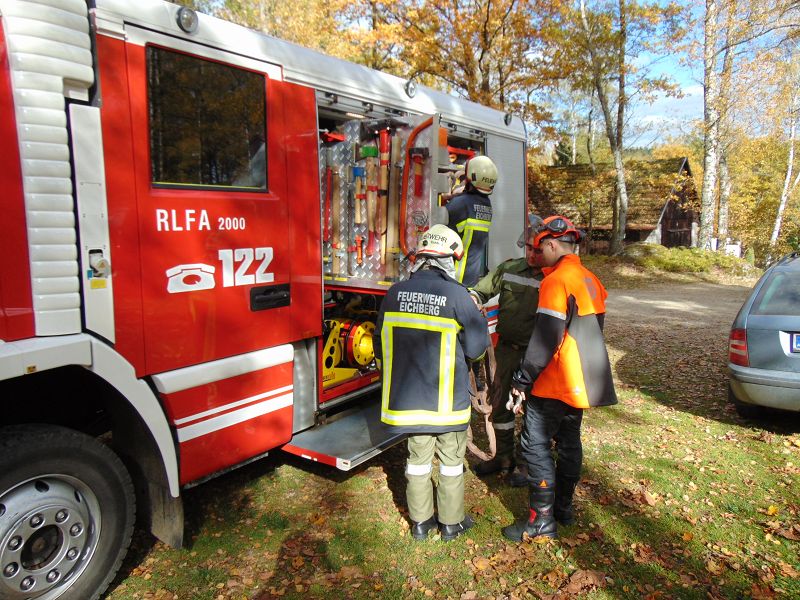 KHD-Übung in der Blockheide-Gmünd