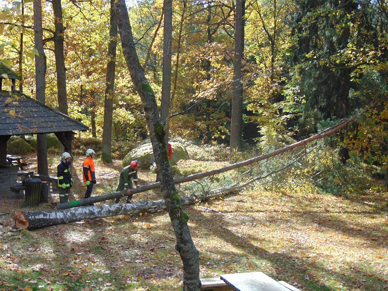 KHD-Übung in der Blockheide-Gmünd