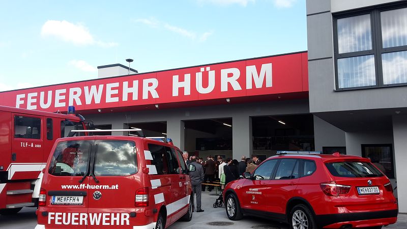 Segnung Feuerwehrhaus in Hürm