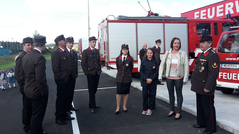 Segnung Feuerwehrhaus in Hürm