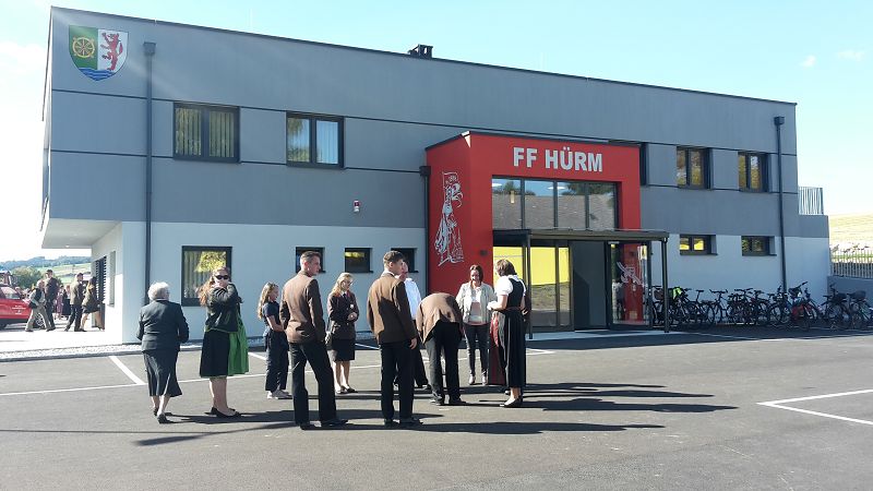 Segnung Feuerwehrhaus in Hürm