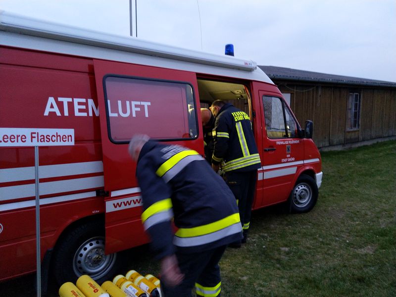 Atemschutzübung in Hörmanns