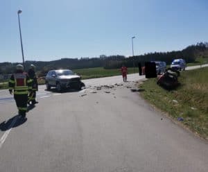 Verkehrsunfall LB41 -Kreuzung Tankstelle